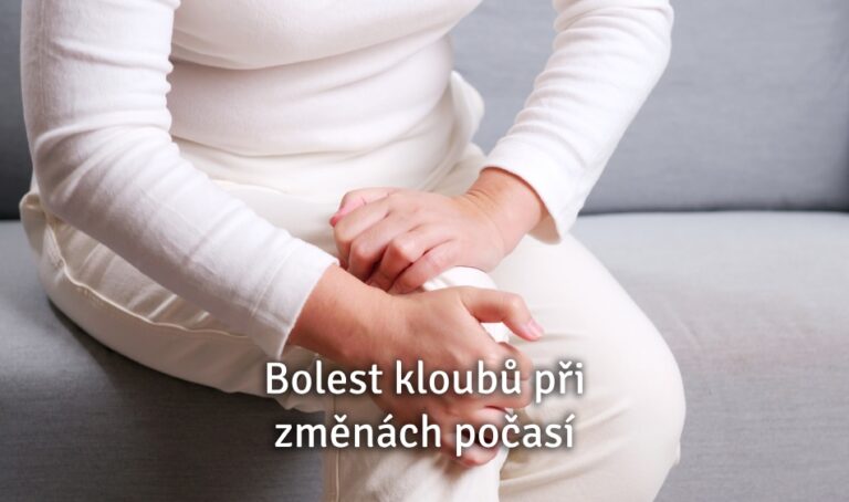 bolest kloubů při změnách počasí